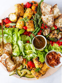 beautiful Grilled BLT Salad Board