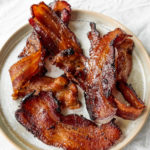 honey bacon with cracked pepper