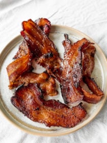 honey bacon with cracked pepper