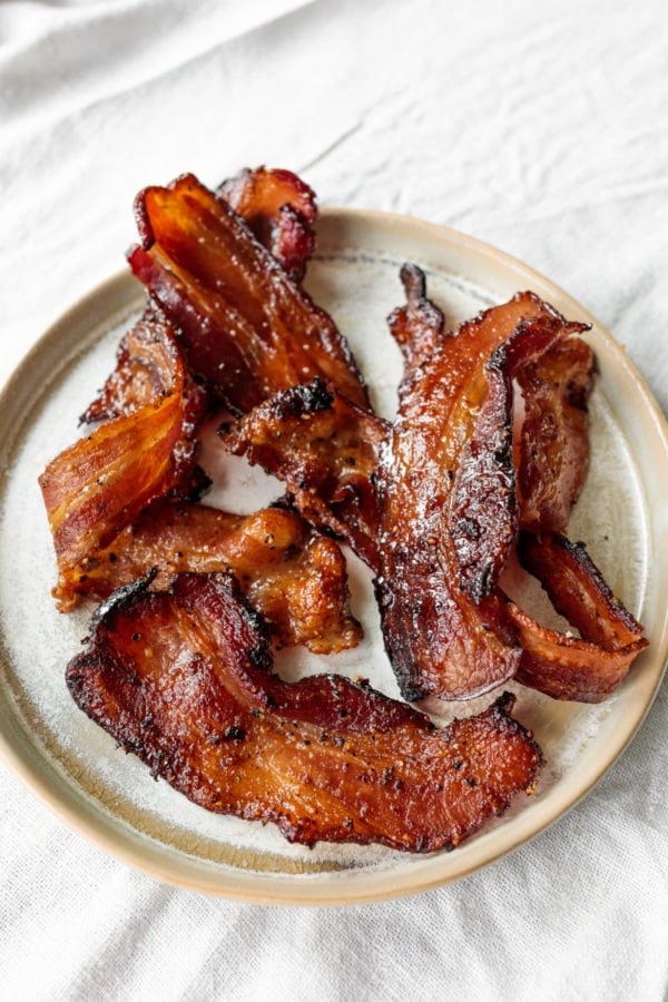 honey bacon with cracked pepper