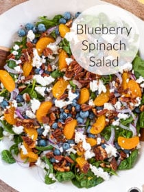 spinach blueberry salad