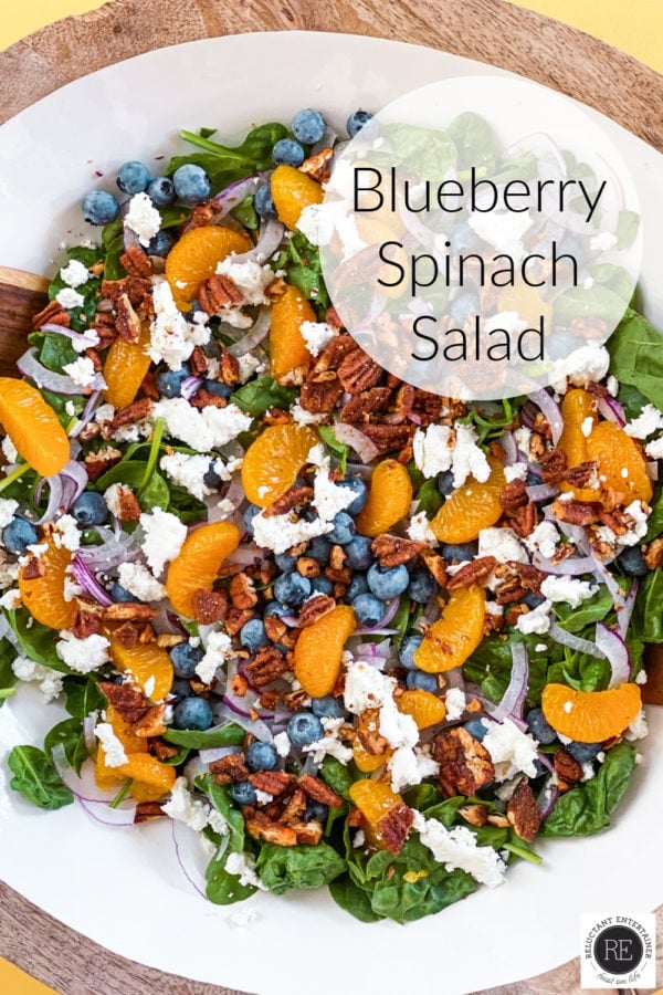 spinach blueberry salad