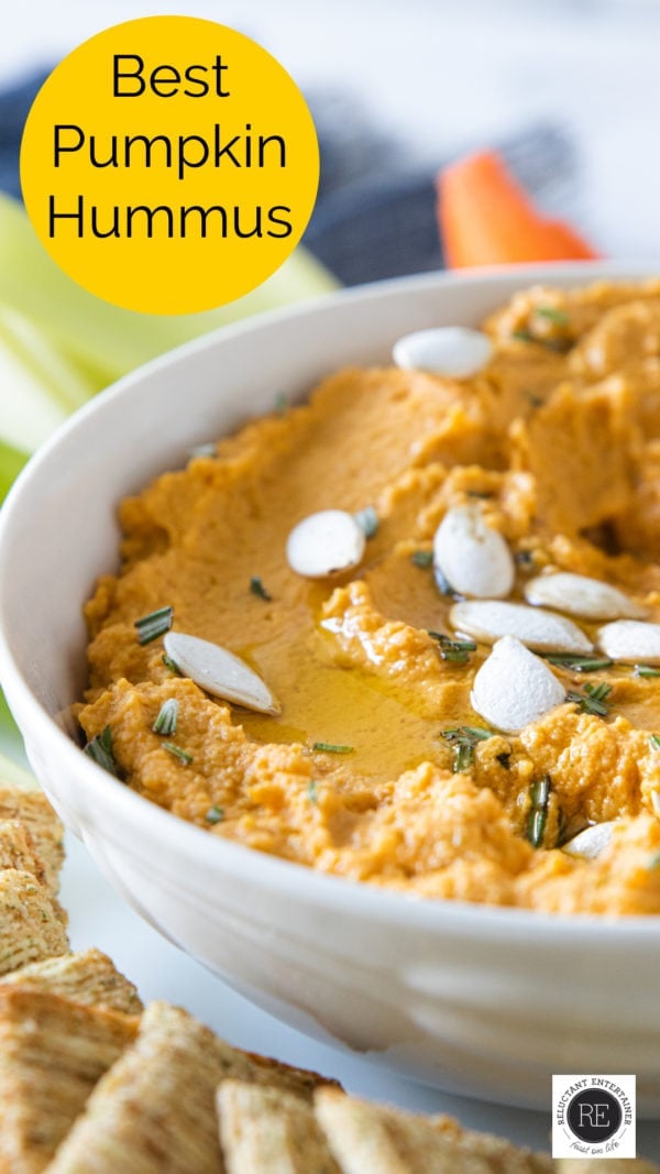 best pumpkin hummus with seeds