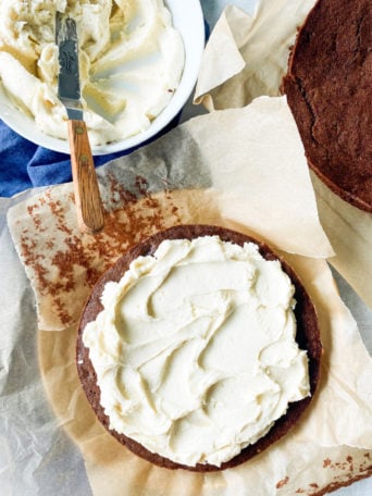 Frosting with mascarpone cheese