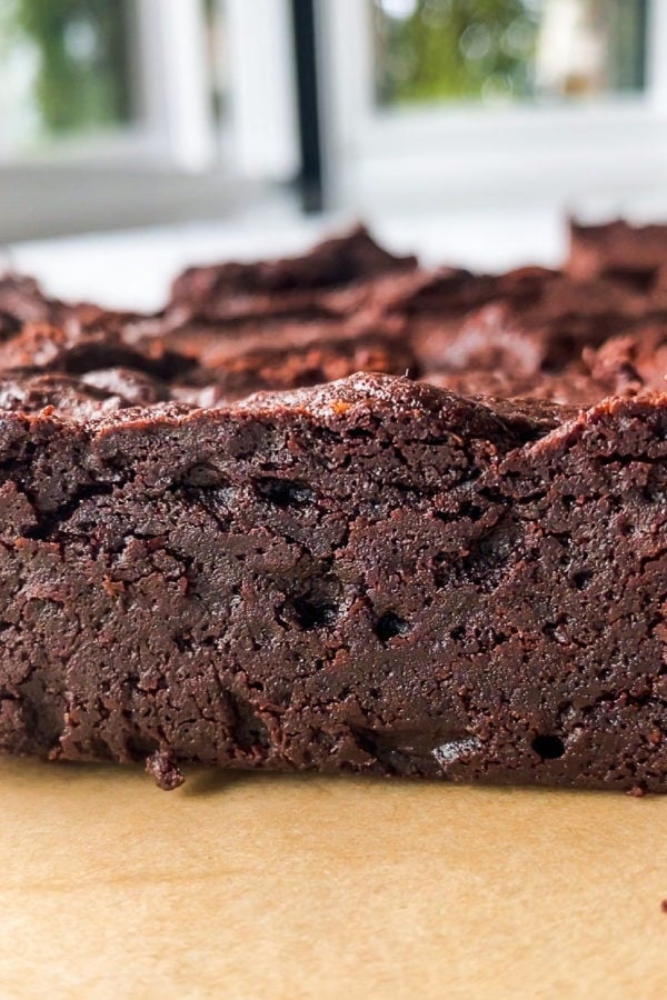 close up Mocha Orange Brownies