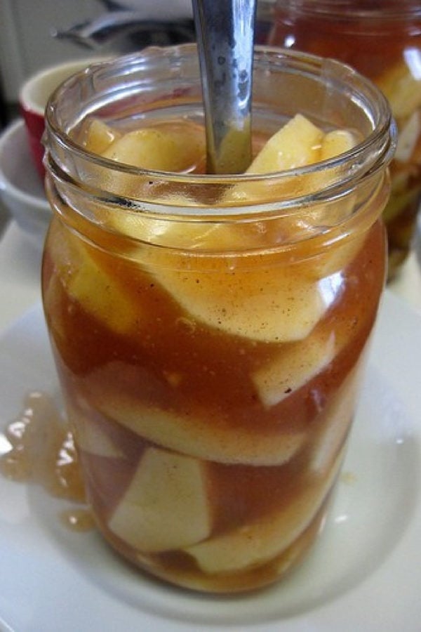 making apple in a jar canning recipe