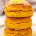 Best Pumpkin Biscuits with butter