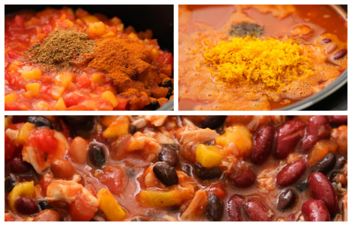 how to make chicken chili