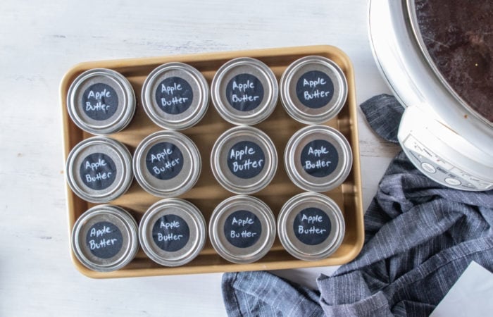 gift jars of Sweet Spiced Apple Butter