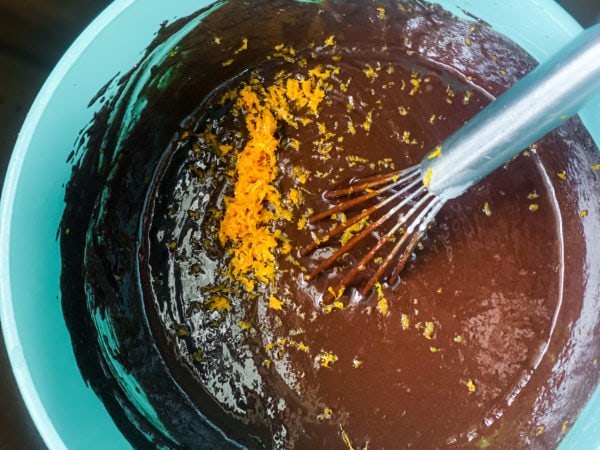 stirring Mocha Orange Brownies