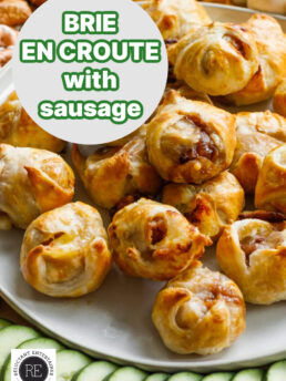 Brie en Croute (with sausage)