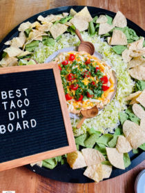 Best Taco Dip Board on the big board