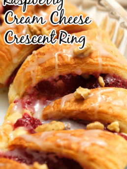 Raspberry Cream Cheese Crescent Ring