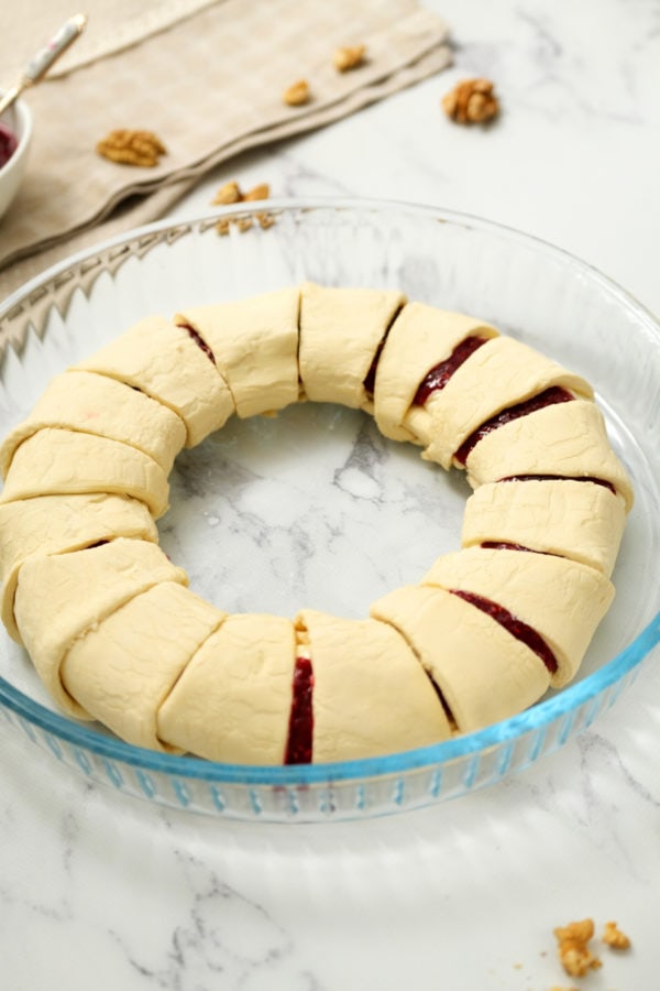 Mini Raspberry Cheesecake Crescent Rolls - Sugar Apron