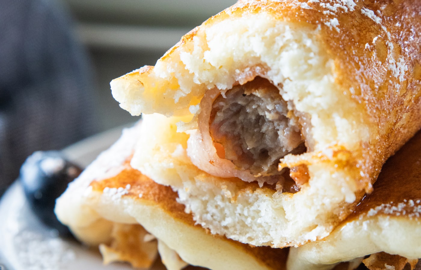 Buttermilk Pancake Pigs in a Blanket Reluctant Entertainer