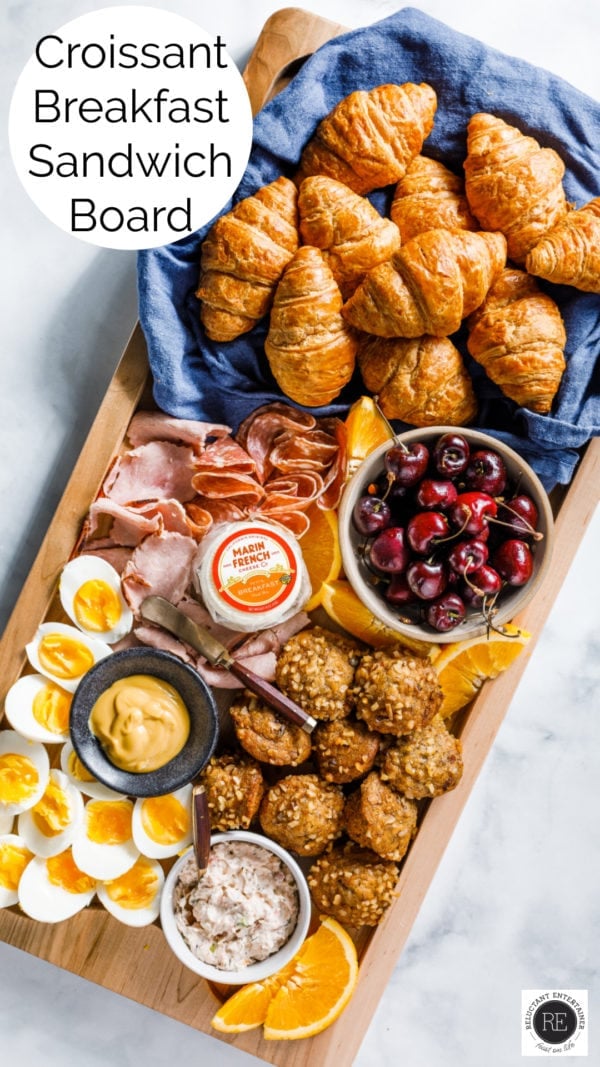 Croissant Breakfast Sandwich Board