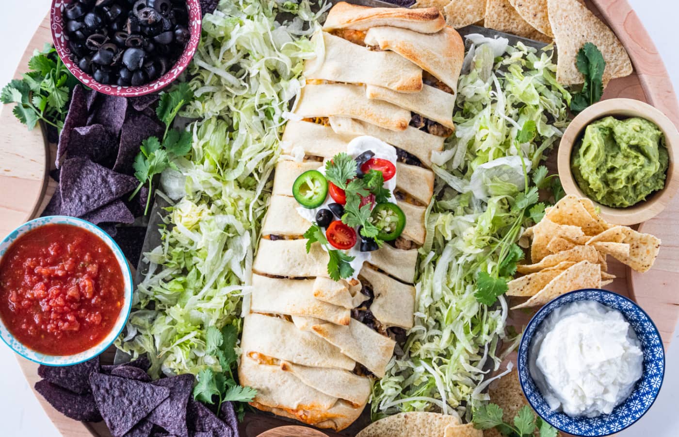 Pizza Taco Braid Board - Reluctant Entertainer