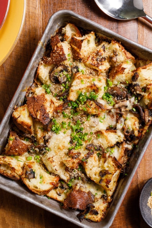 Vegetarian Miso Mushroom Stuffing - Reluctant Entertainer