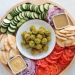 The Big Board with Air Fryer Falafel