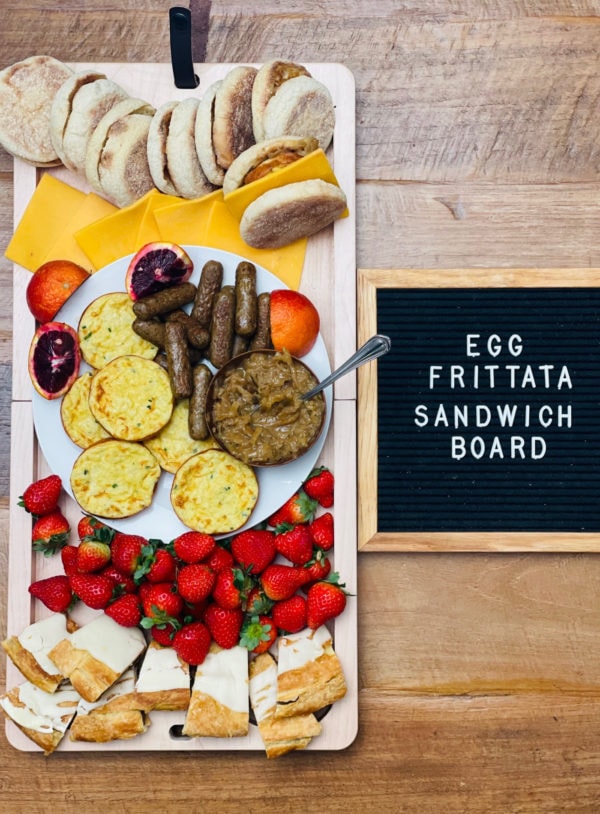 Egg Frittata Sandwich Board