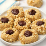 plate of Peanut Butter Thumbprints