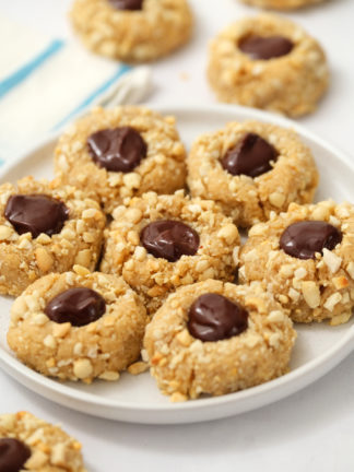 plate of Peanut Butter Thumbprints