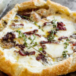 fresh baked Charcuterie Puff Pastry Tart