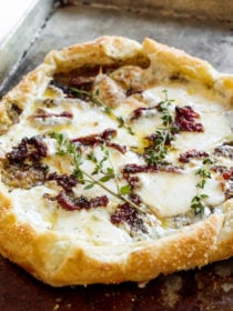 fresh baked Charcuterie Puff Pastry Tart
