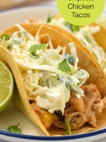 chicken tacos with slaw