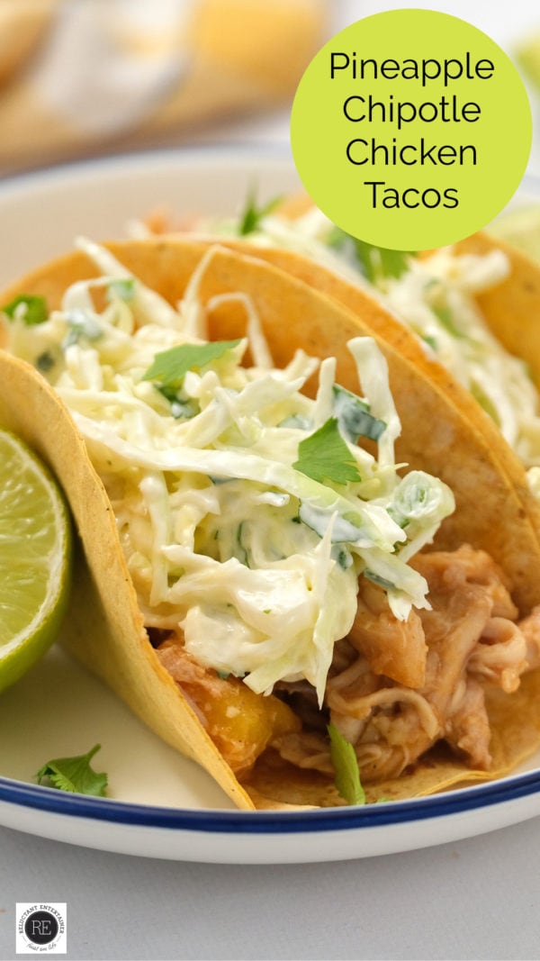 chicken tacos with slaw