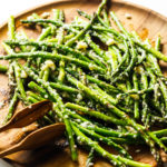 Roasted Asparagus with Dijon and Parmesan