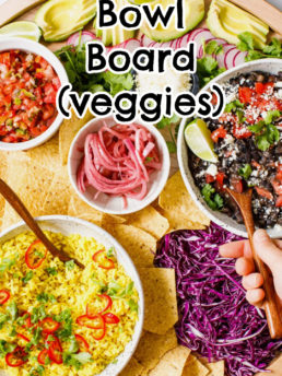 Burrito Bowl Board (veggies)