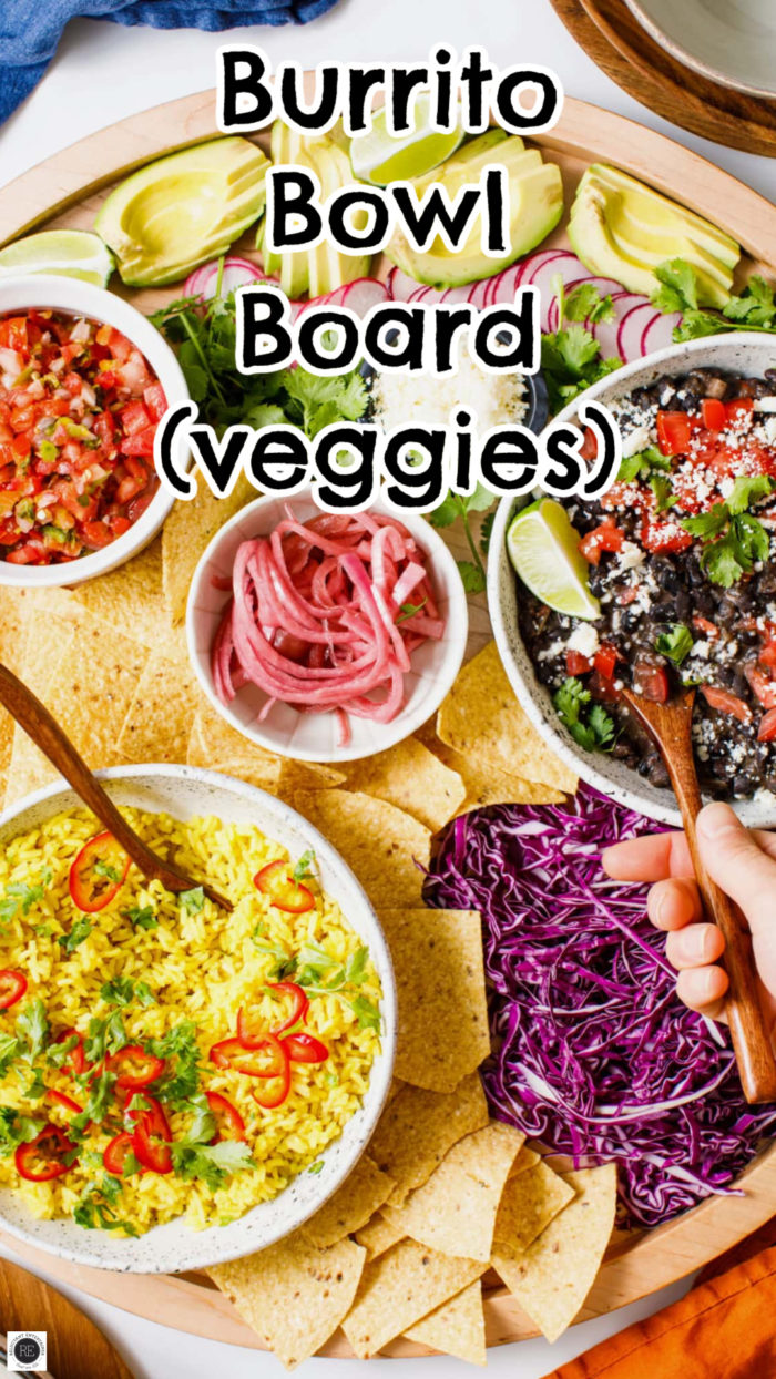 Burrito Bowl Board (veggies)