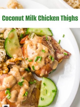 Coconut Milk Chicken Thighs