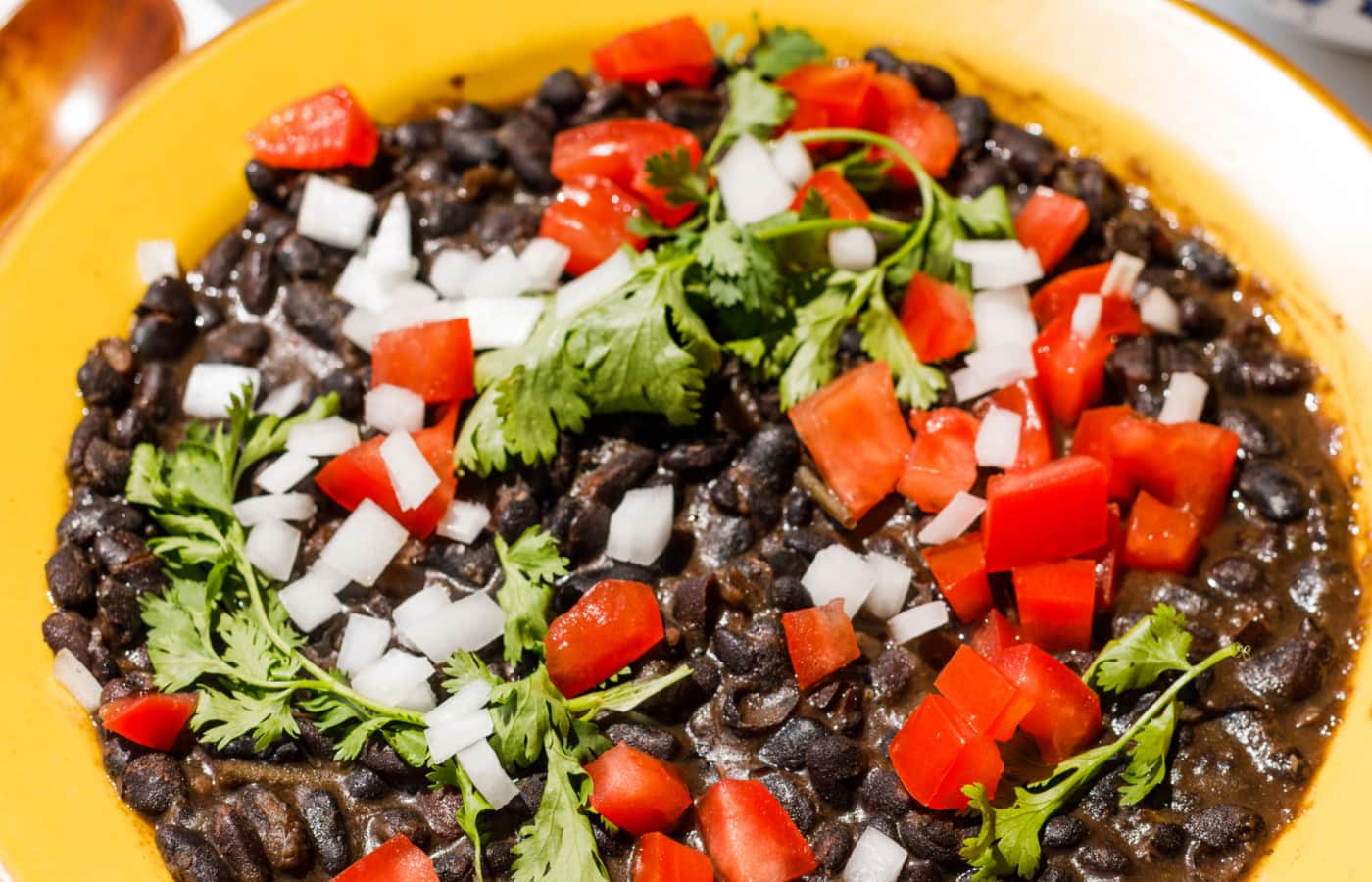 Stovetop Cuban Style Black Beans - Reluctant Entertainer