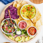 serving a Vegetarian Burrito Bowl Board