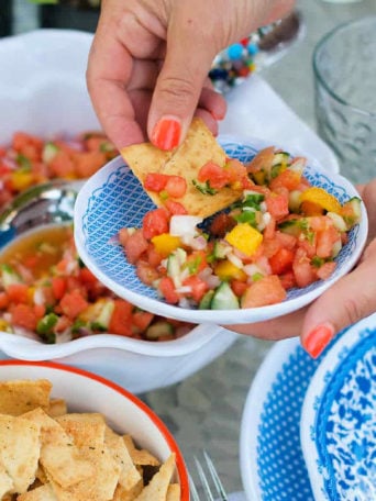 Watermelon Pico de Gallo recipe