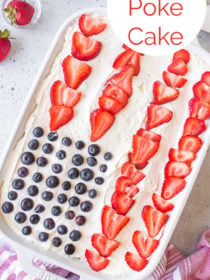 4th july poke cake