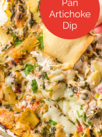 Cake Pan Artichoke Dip