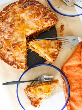 Chicken Enchilada Pie with Mole recipe