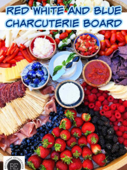 Red White and Blue Charcuterie Board