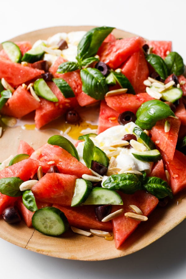 fresh watermelon salad