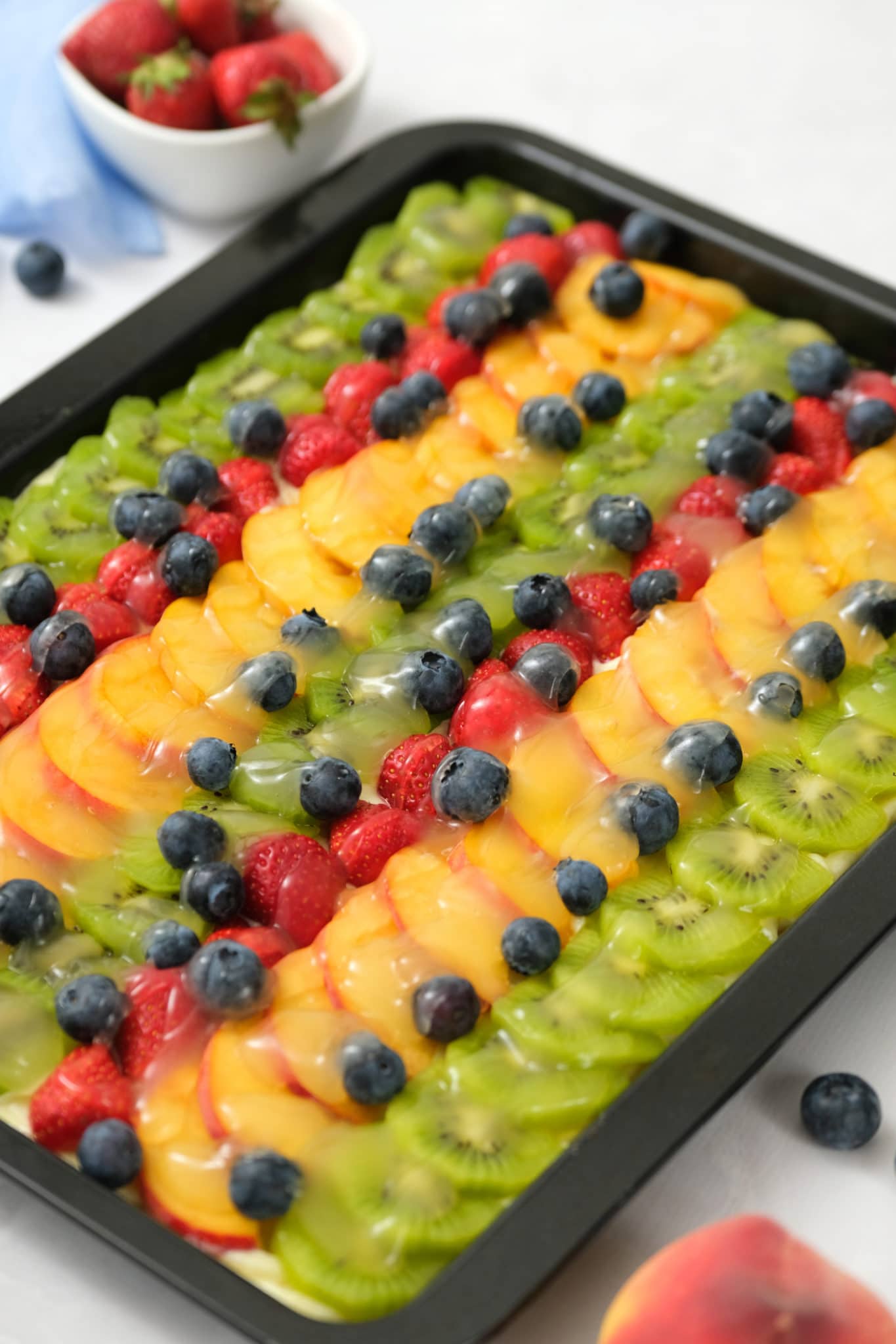 Fruit Pizza Dessert Recipe Reluctant Entertainer