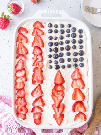 a cake pan 4th of July cake