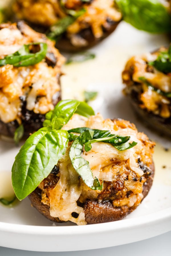 Tuna Sun-Dried Tomato Mushroom with basil