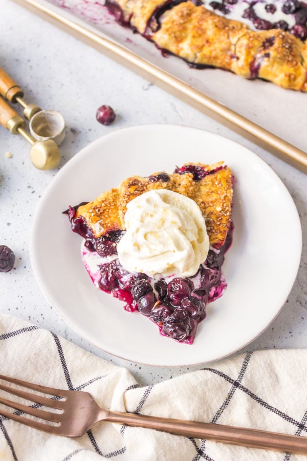 slice of Best Blueberry Galette