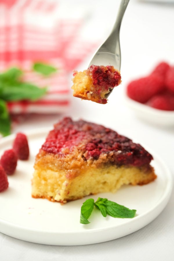 Warm Raspberry Cake