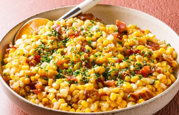 a bowl of Bacon Corn Salad