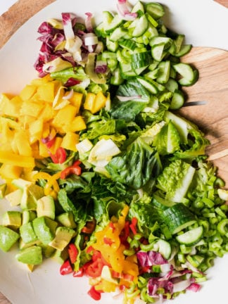 serving a Crunchy Romaine Salad