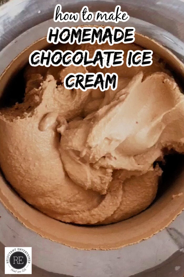Homemade Chocolate Ice Cream